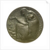 Memorial medal commemorating the Dutch lost at sea, 1914-1918; obverse by C.J. van der Hoef