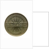 Token commemorating the National Maritime Exhibition of Cadiz, 1887; reverse by A. Galvien