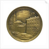 Token commemorating the National Maritime Exhibition of Cadiz, 1887; reverse by Ortells