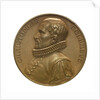 Medal commemorating the landing of Columbus in San Salvador, 1492; obverse by Lea Ahlborn