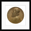 Medal commemorating the landing of Columbus in San Salvador, 1492; obverse by Lea Ahlborn