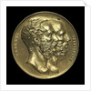 Medal commemorating Admiral von Tegetthoff and General Gablenz, 1874; obverse by Januer