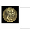 Medal commemorating Admiral von Tegetthoff and General Gablenz, 1874; obverse by Januer
