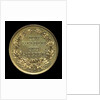 Medal commemorating Admiral von Tegetthoff and General Gablenz, 1874; reverse by Januer