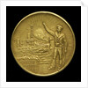 Medal commemorating the centenary of the Argentine Navy, 1910; obverse by C. Rossi