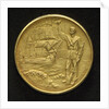 Medal commemorating the centenary of the Argentine Navy, 1910; reverse by C. Rossi