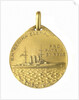 Medal commemorating the Italian cruiser 'Regina Elena' and the landing at Bengasi, 1911; obverse by S. Johnson