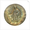 Medal commemorating the 400th anniversary of the discoverer Juan Sebastian del Cano, 1922; obverse by unknown