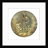 Medal commemorating the 400th anniversary of the discoverer Juan Sebastian del Cano, 1922; obverse by unknown