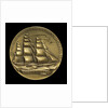 Medal commemorating the centenary of the voyage of the 'Flying Cloud', 1951; obverse by M.K. and Holland