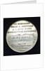 Medal depicting the Admiral Courbet memorial; reverse by H. Dubois