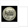 Medal commemorating the centenary of the Battle of Navarino, 1927; obverse by Kelaides