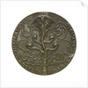 Medal commemorating German submarines off America; obverse by Karl Goetz