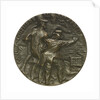 Medal commemorating German submarines off America; reverse by Karl Goetz