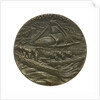Medal commemorating Dutch trade restrictions during the First World War; obverse by Karl Goetz