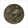 Medal commemorating Dutch trade restrictions during the First World War; reverse by Karl Goetz