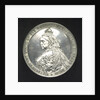 Medal commemorating the naval review at Spithead, 1889; obverse by L.C. Lauer
