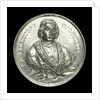 Medal commemorating Christopher Columbus (1451-1506) and the fourth centenary of the discovery of America, 1892; obverse by J. Christensen
