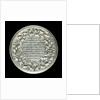 Medal commemorating Christopher Columbus (1451-1506) and the fourth centenary of the discovery of America, 1892; reverse by J. Christensen