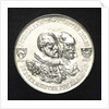 Medal commemorating the Union of Hamburg and the Castle of Ritzeb by J. Langa