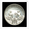 Medal commemorating the opening of the Kiel Canal, 1895; reverse by Oertel