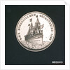 Medal commemorating the HIM yacht 'Hohenzollern' on her eastern cruise; reverse by Lauer Bros.