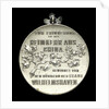 Medal commemorating the return of Count Waldersee from China, 1901; reverse by unknown