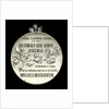 Medal commemorating the return of Count Waldersee from China, 1901; reverse by unknown