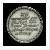 Medal commemorating the destruction of the English armoured cruisers 'Aboukir', 'Hogue' and 'Cressy' by 'U9', 1914; obverse by F. H.