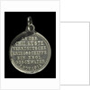 Medal commemorating the destruction of the English armoured cruisers 'Aboukir', 'Hogue' and 'Cressy' by 'U9', 1914; obverse by F. H.