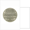 Medal commemorating Sir Francis Drake and the Atlantic crossing; reverse by M.U.W.