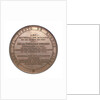 Medal commemorating the inauguration of the port of Buenos Aires; reverse by unknown