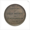 Medal commemorating the opening of the Imperial Dock, Rio de Janeiro, 1861; reverse by C. L