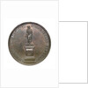 Commemorative medal depicting the Cochrane memorial at Valparaiso; obverse by Abraham Dubois