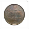 Commemorative medal depicting the Cochrane memorial at Valparaiso; reverse by Abraham Dubois