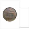 Commemorative medal depicting the Cochrane memorial at Valparaiso; reverse by Abraham Dubois