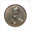 Medal commemorating Captain Prat and the Battle of Iquique, 1879; obverse by unknown