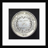 Medal commemorating L.J.R. Agassiz, explorer and zoologist; reverse by W. Barber