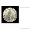 Medal depicting the naval monument at Valparaiso; obverse by unknown