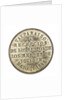 Medal depicting the naval monument at Valparaiso; reverse by unknown