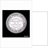 Medal commemorating the improved harbour works at Callao; reverse by unknown