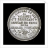 Medal commemorating the action off Iquique, 1879; reverse by R. Britten