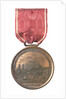 Medal commemorating the 150th anniversary of the capture of Louisbourg, 1895; reverse by Tiffany & Co.