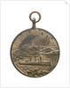 Patriotic subsciption medal depicting the arms of Entre Rios; reverse by B. Orzali & Co.