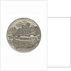 Medal commemorating Christopher Columbus (1451-1506) and the discovery of America; reverse by Boldenweck & Co.
