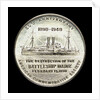 Medal commemorating the 50th anniversary of the destruction of the battleship Maine, 1948; obverse by W. & H. Co.