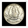 Medal commemorating the 150th anniversary of the battle of Lake Erie, 1963; obverse by Heraldic Art