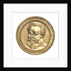 Medal commemorating the 400th anniversary of Francis Drake's exploration of California, 1979; obverse by Hyde