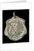 Badge commemorating the hoisting of the flag on the Rosario gunboat; reverse by C. Rossi