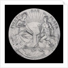 Medal commemorating the inauguration of the port of Puerto Mar Del Plata, 1910; obverse by J.M. Lubary